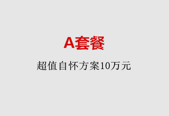 大连A套餐：超值自怀方案10万元